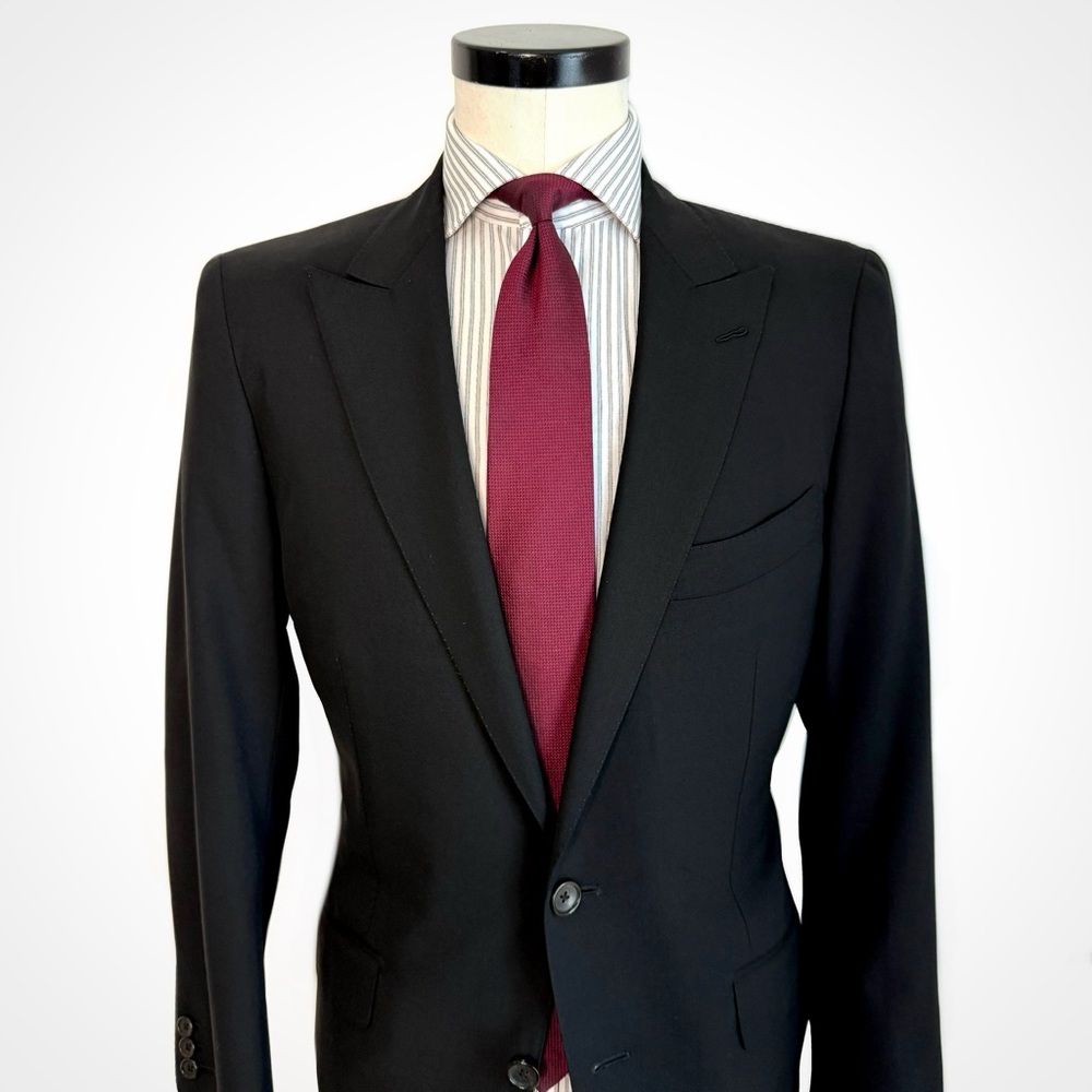 Tom Ford Tapered Black Sport Jacket 40 | $5295 - Picture 2 of 13